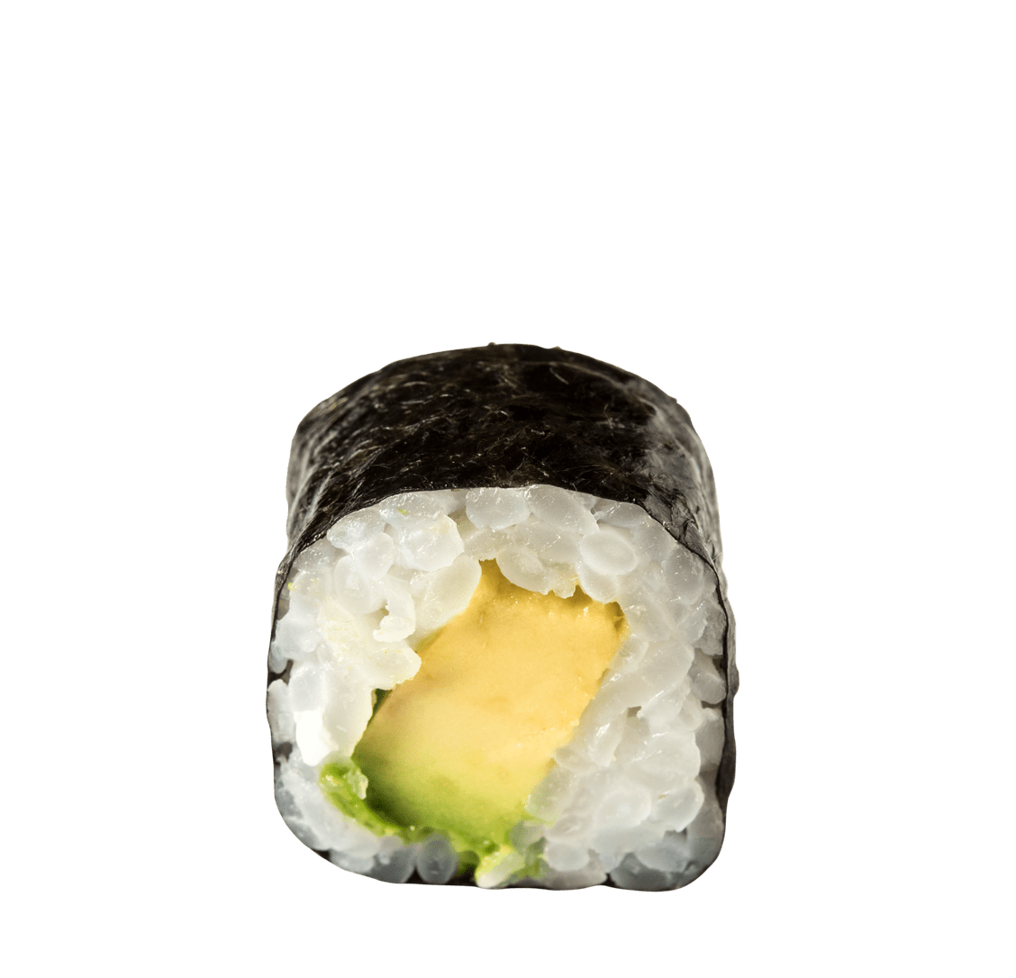 Avocado Maki</br>(8 Stücke)</br>5,50 € title=Avocado Maki</br>(8 Stücke)</br>5,50 €