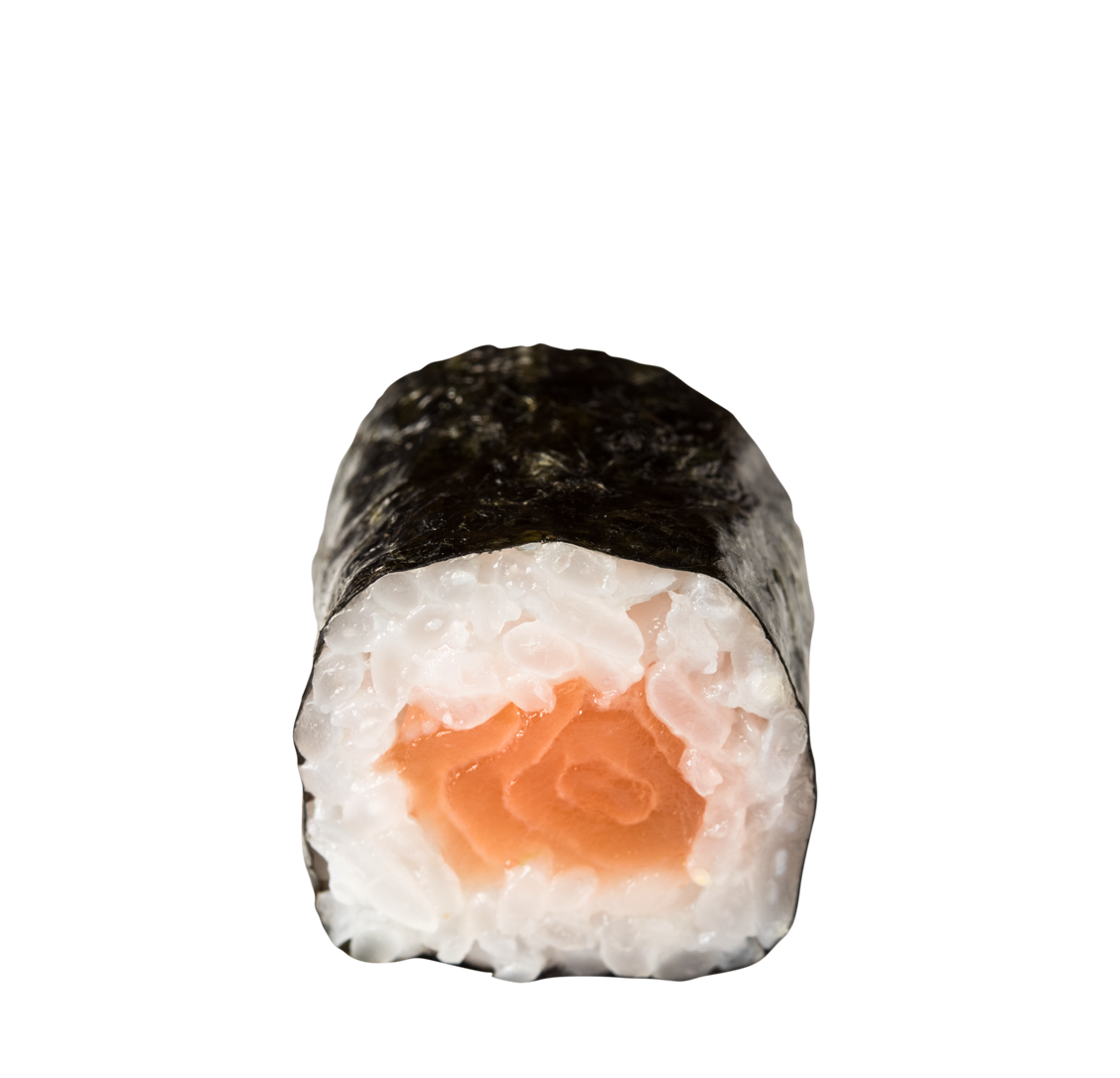Lachs Maki</br>(8 Stücke)</br>6,00 € title=Lachs Maki</br>(8 Stücke)</br>6,00 €